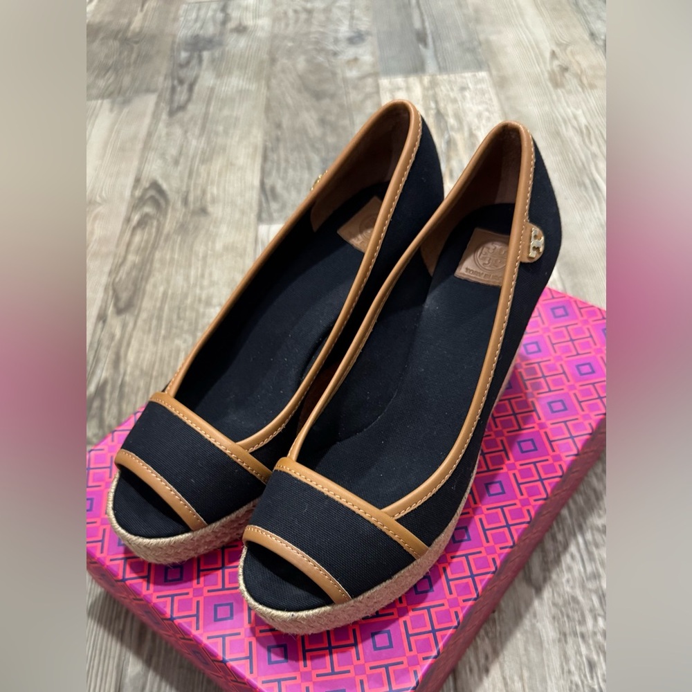 Tory Burch Majorca 85MM logo wedge